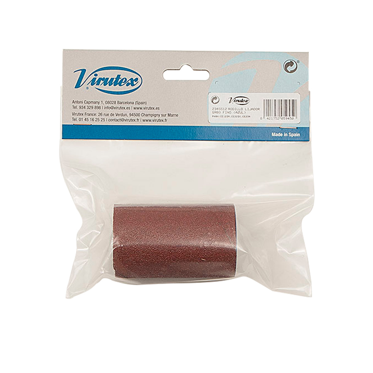 RODILLO ABRASIVO GR.60 (AZUL)