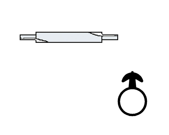 CARBIDE STRAIGHT BIT D.3 (DOUBLE SIDE)