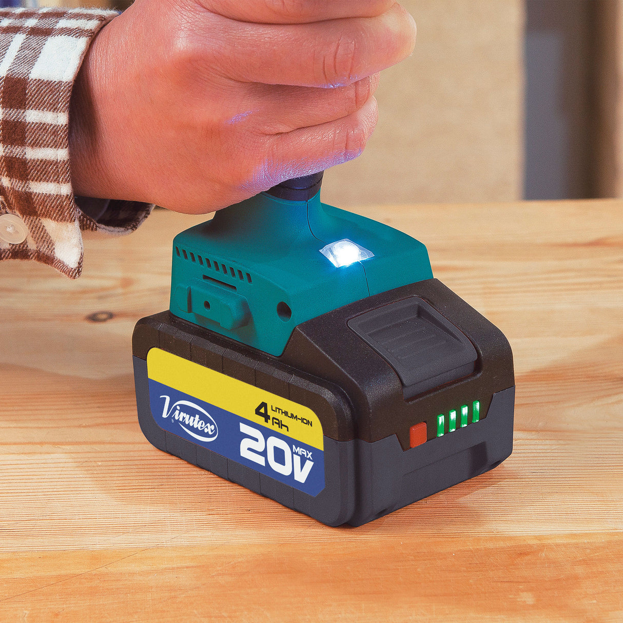 Taladro percutor ATB80P 20 V 4 Ah (con batería)