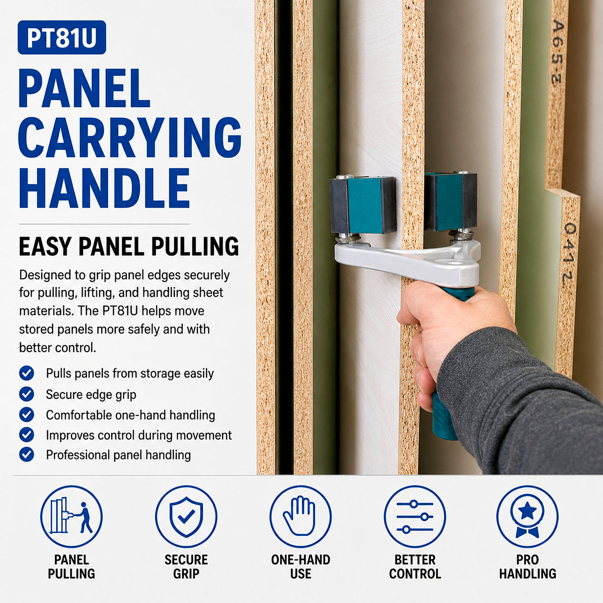 PT81U SET OF 2 TRANSPORT HANDLES