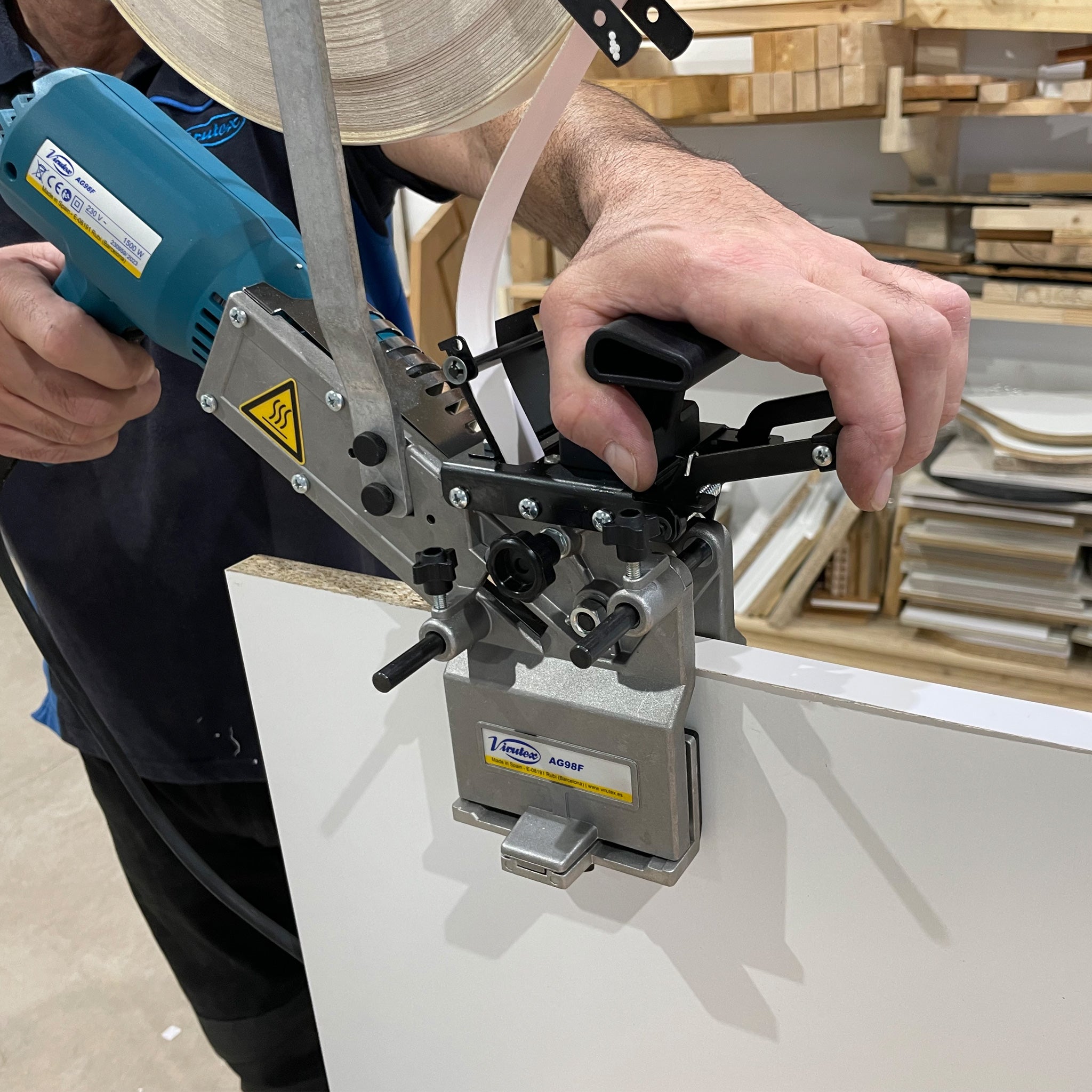 AG98F Handheld Hot‑Air Edgebander 120V | VirutexTools – Virutex