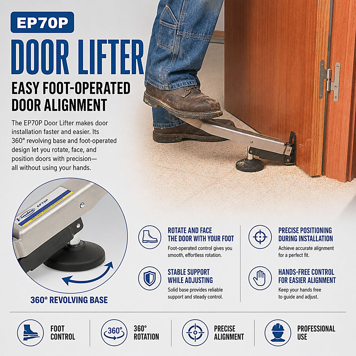 EP70P Door Lifter