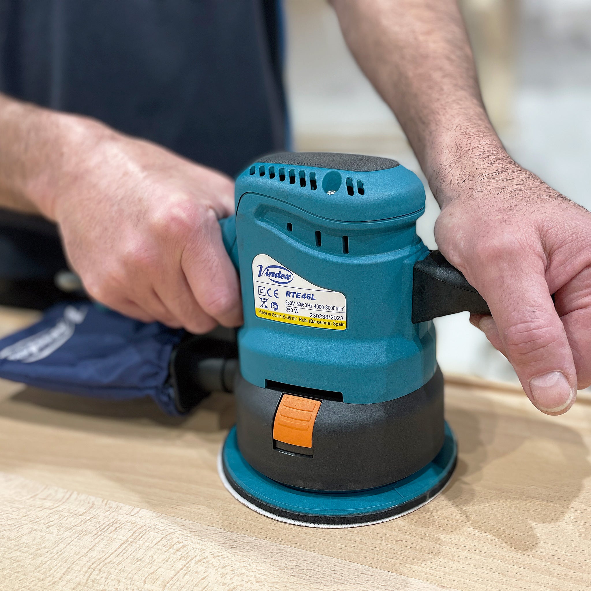 RTE146L Rotary Orbital Sander: High-Performance Sanding | Virutex