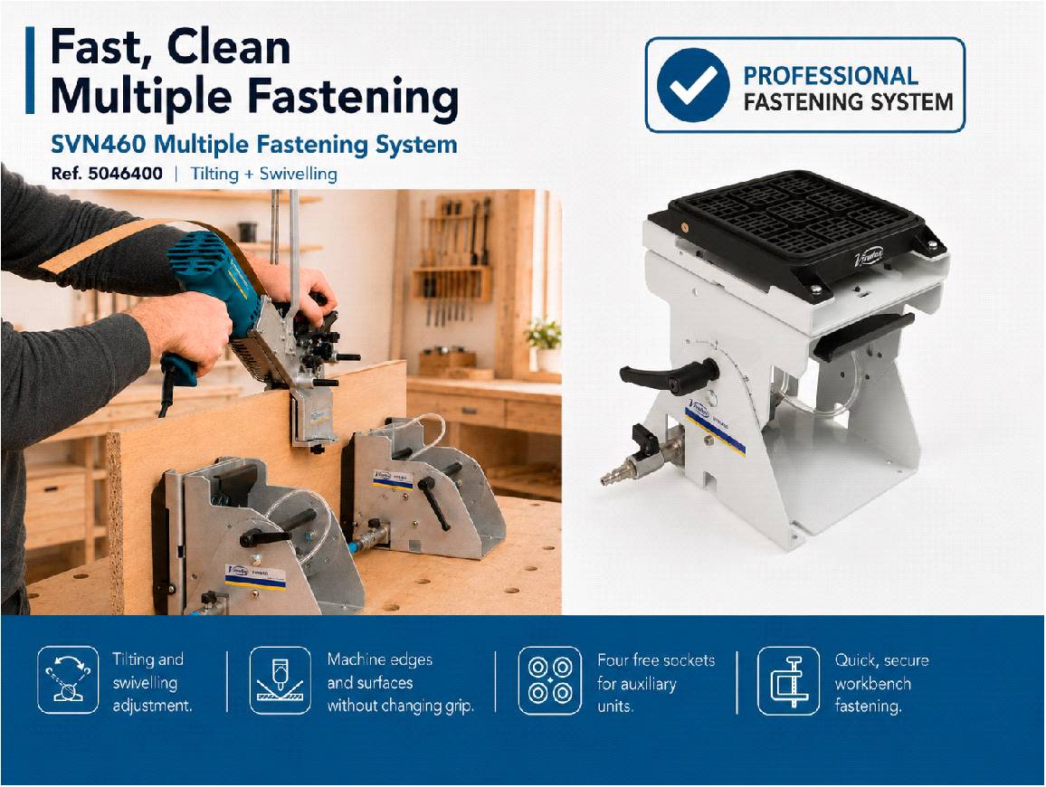 SVN460 Rotating & Tilting Vacuum Clamp System